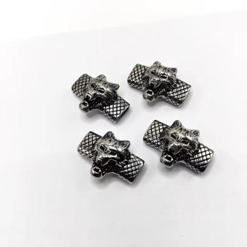 Corda in pelle con fermaglio in acciaio inossidabile, 304 acciaio inox, lucido, DIY, Venduto da PC