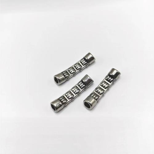 Stainless Steel Leather Cord Clasp 304 Stainless Steel Vacuum Ion Plating DIY Sold By PC