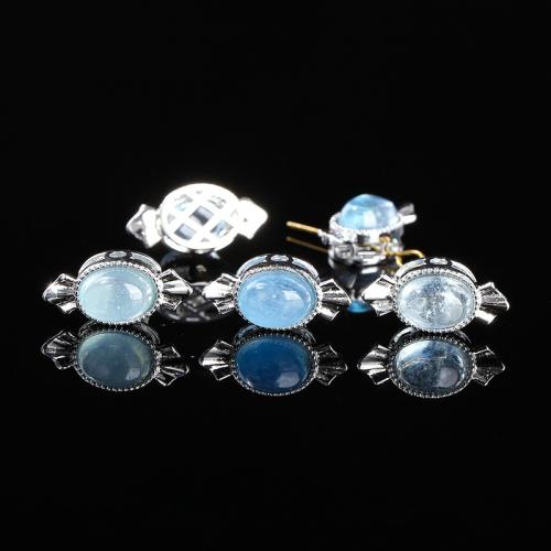 Spacer perle Nakit, Dragi kamen, s Cink Alloy, Bombon, uglađen, možete DIY & različiti materijali za izbor, 16x8mm, Prodano By PC