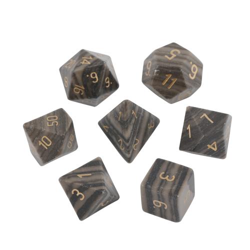 Dice for games Grain Stone Geometrical Pattern Sold By PC