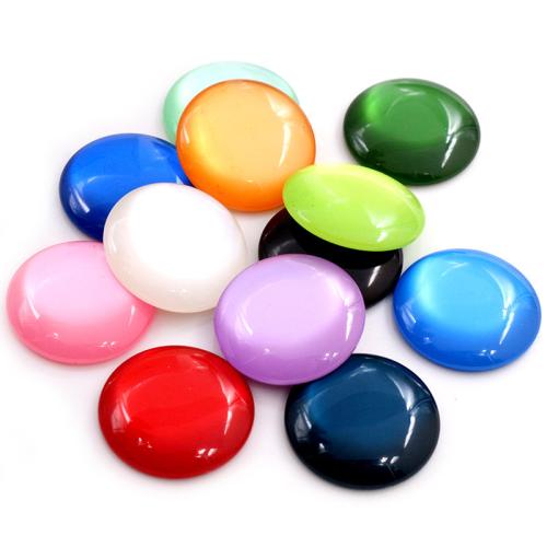 Fashion Resin Cabochons Dome DIY 25mm Approx Sold By Bag