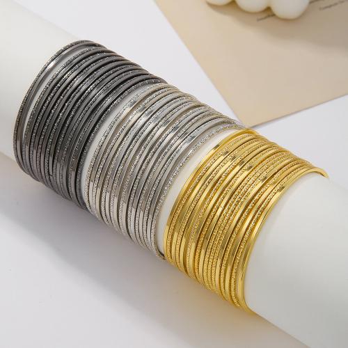 Zinklegering armbandkettingen, Zinc Alloy, plated, 17 stuks & voor vrouw, meer kleuren voor de keuze, Verkocht door Stel