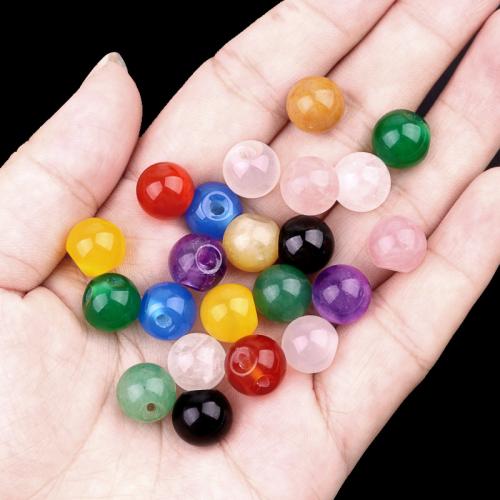 Perles bijoux en pierres gemmes, Pierre naturelle, Rond, DIY & différents matériaux pour le choix, plus de couleurs à choisir, Vendu par PC