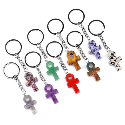 Iron Key Sluiting, Natuursteen, met Ijzer, mode sieraden & verschillende materialen voor de keuze, meer kleuren voor de keuze, Verkocht door PC