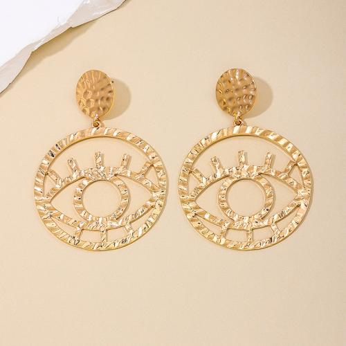 Lo zinco in lega Stud Earring, lega in zinco, placcato, per la donna, oro, Venduto da coppia