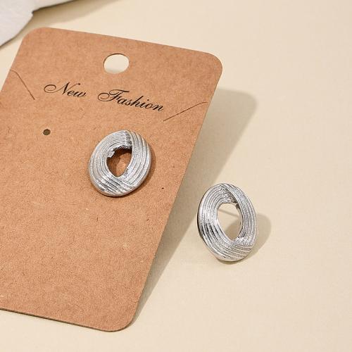 Zinc Alloy Stud Earring plated for woman Sold By Pair