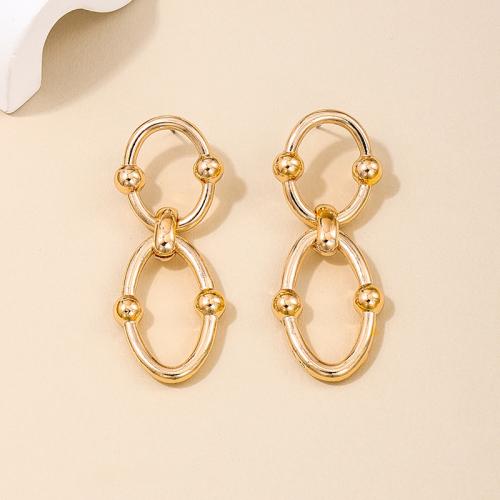 Zinklegering oorknoppen, Zinc Alloy, plated, voor vrouw, meer kleuren voor de keuze, Verkocht door pair