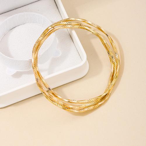 Zinc Alloy Bangle plated three pieces & for woman Sold By Set