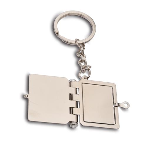 Iron Key Sluiting, Ijzer, plated, Draagbare & Mini & Samenvouwbare, zilver, 35x32mm, Verkocht door PC