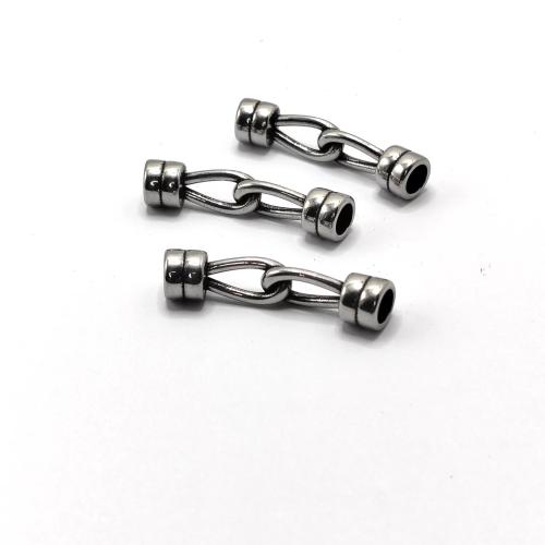 Stainless Steel Leather Cord Clasp 304 Stainless Steel polished DIY 6mm Sold By PC