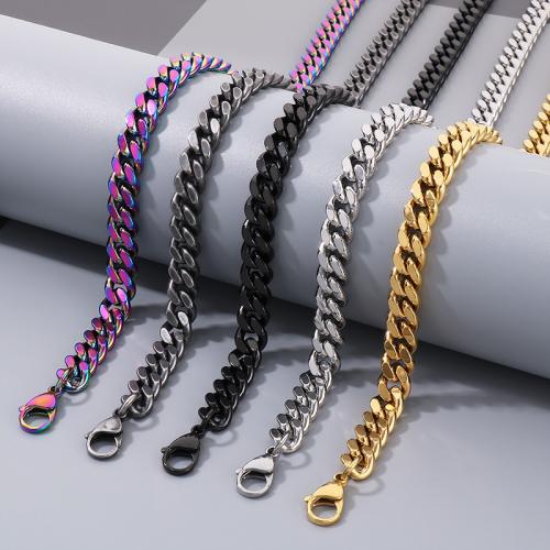 Stainless Steel Jewelry Necklace 304 Stainless Steel Vacuum Ion Plating for man Sold By PC