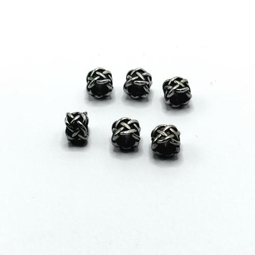 Edelstahl-Beads, 304 Edelstahl, poliert, DIY, 6mm, verkauft von PC