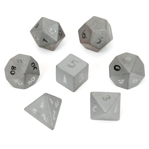 Dice for games Non Magnetic Hematite Geometrical Pattern Sold By PC