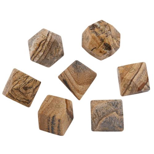 Dice for games Picture Jasper Geometrical Pattern Sold By PC