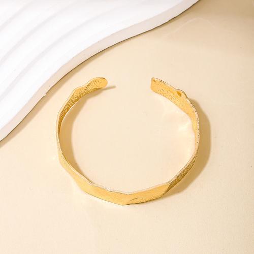 Lo zinco in lega Bangle Jewelry, lega in zinco, placcato, per la donna, oro, Venduto da PC