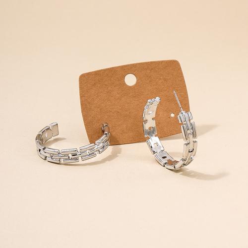 Zinc Alloy Stud Earring plated for woman Sold By Pair