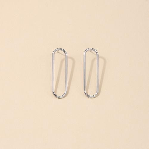 Zinklegering oorknoppen, Zinc Alloy, plated, voor vrouw, meer kleuren voor de keuze, Verkocht door pair