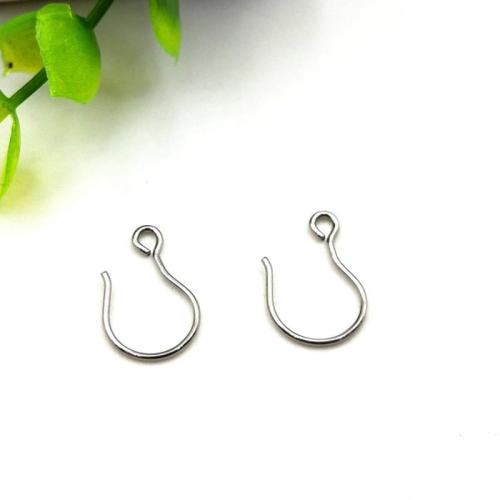 Cruach dhosmálta Hook Earwire, 316L Cruach dhosmálta, plátáilte, DIY, dath bunaidh, Díolta De réir PC