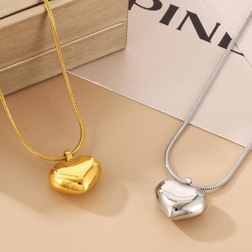 Stainless Steel Jewelry Necklace 304 Stainless Steel Vacuum Ion Plating for woman Sold By PC