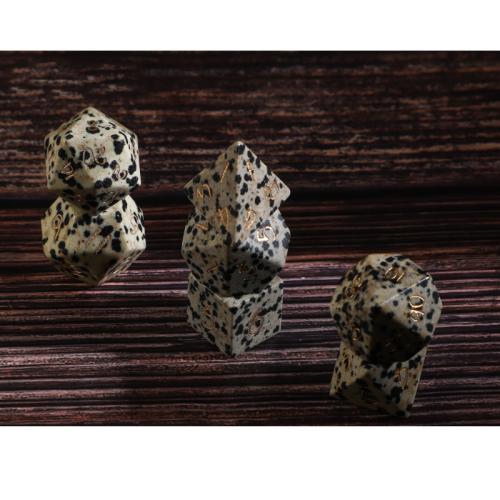 Dice for games Dalmatian Geometrical Pattern Sold By PC