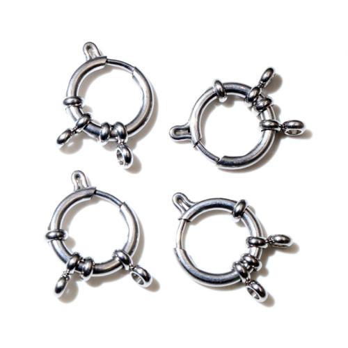 Stainless Steel Spring Ring Clasp 304 Stainless Steel DIY original color Sold By PC