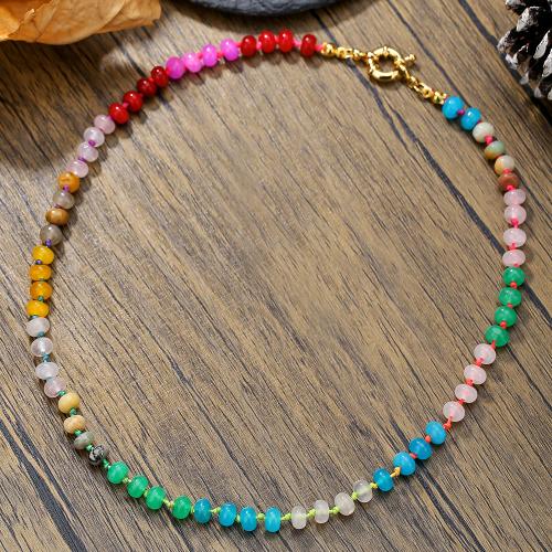 Natural Gemstone Necklace Natural Stone for woman Sold By PC