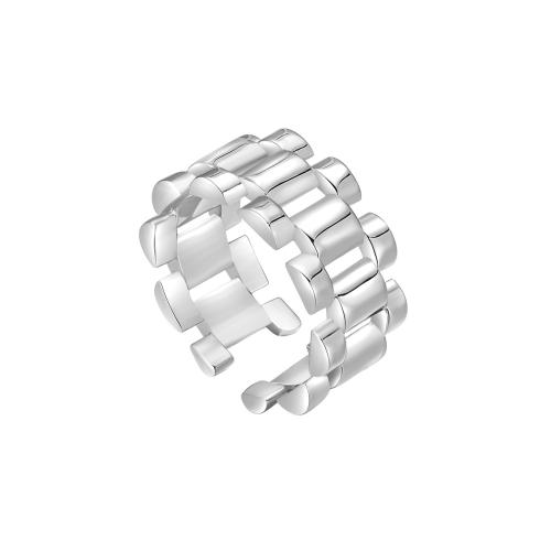 Sterling Silber Schmuck Fingerring, 925 Sterling Silber, für Frau, Platin Farbe, verkauft von PC