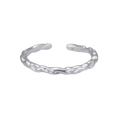 Sterling Silber Schmuck Fingerring, 925 Sterling Silber, für Frau, Silberfarbe, verkauft von PC