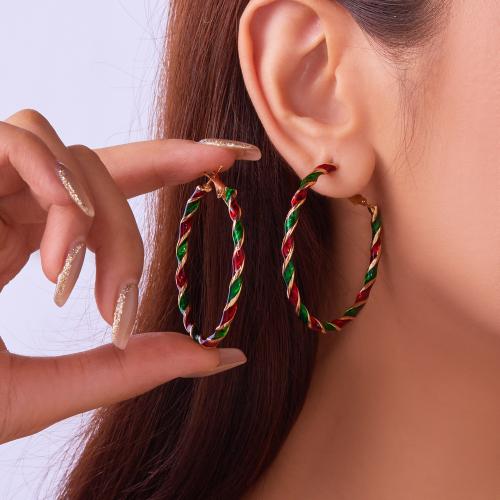 Boucles d'oreilles en alliage de zinc, normes différentes pour le choix & pour femme, plus de couleurs à choisir, Vendu par paire