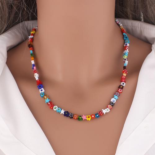 Natural Freshwater Pearl Necklace Vacuum Ion Plating for woman Sold By PC