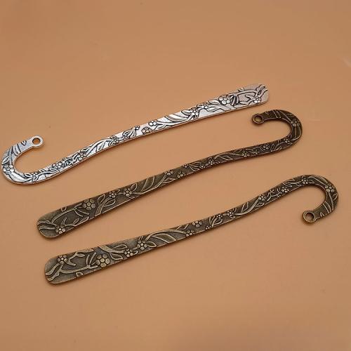 Zinklegering Bookmark, Zinc Alloy, plated, DIY, meer kleuren voor de keuze, 119mm, Gat:Ca 1.2mm, 100pC's/Bag, Verkocht door Bag