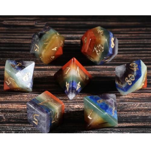 Dice for games Gemstone Geometrical Pattern Sold By PC