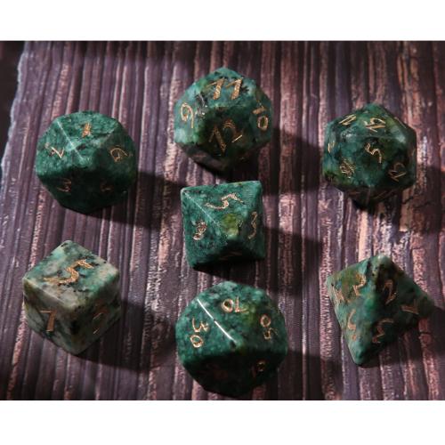 Dice for games African Turquoise Geometrical Pattern Sold By PC