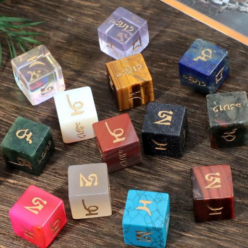 Dice for games Gemstone Geometrical Pattern Sold By PC