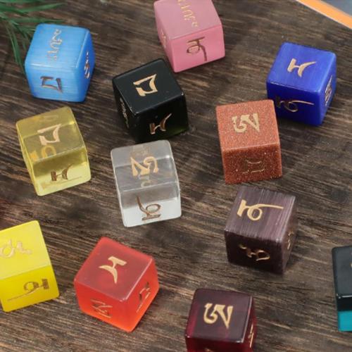 Dice for games Gemstone Geometrical Pattern Sold By PC