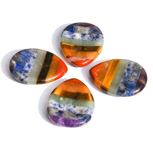 Massage Jewelry Gemstone Teardrop multi-colored Sold By PC