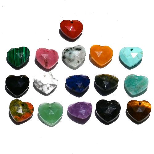 Gemstone Pendants Jewelry Heart DIY & faceted Sold By PC