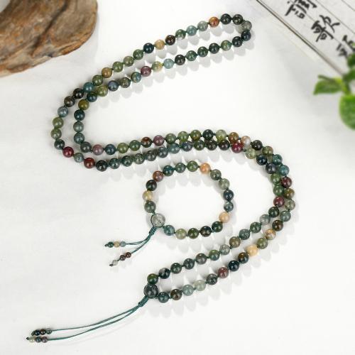 Jewelry Sets Indian Agate with Polyester Cord handmade fashion jewelry & Unisex Sold By PC