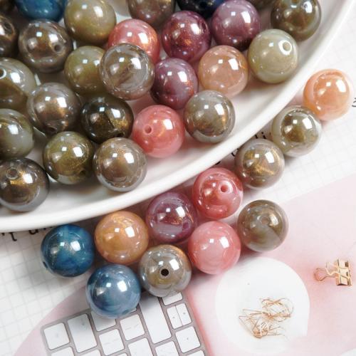 Plated Acrylic Beads colorful plated DIY Approx Sold By Bag