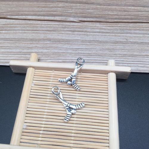 Zinc Alloy Pendants antique silver color plated DIY Sold By Bag