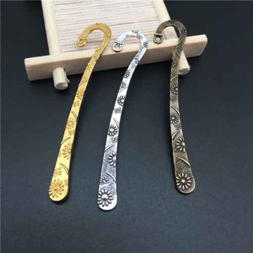 Zinklegering Bookmark, Zinc Alloy, plated, DIY, meer kleuren voor de keuze, 81x13mm, 100pC's/Bag, Verkocht door Bag