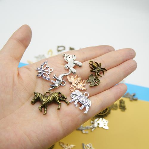 Zinc Alloy Pendants plated random style & DIY Approx 5mm Sold By Bag