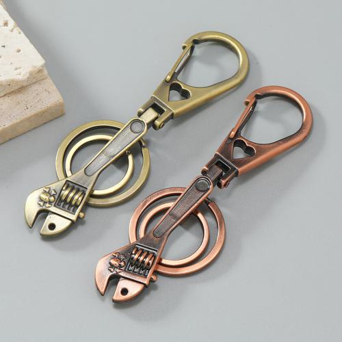 Zinc Alloy Key Clasp with Iron DIY & Unisex black Sold By PC