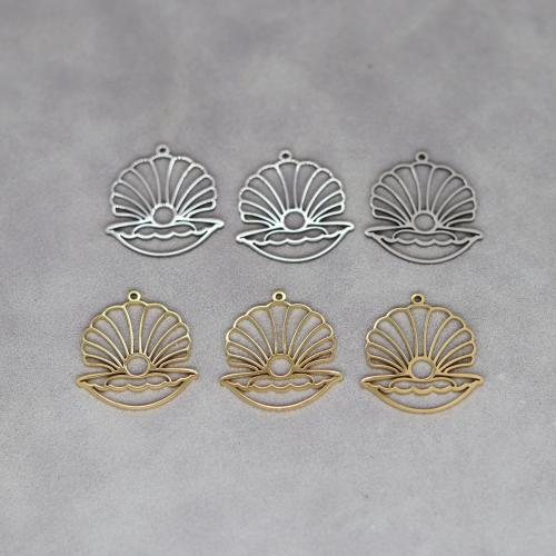 Stainless Steel Pendants 304 Stainless Steel Shell plated DIY & hollow Sold By PC