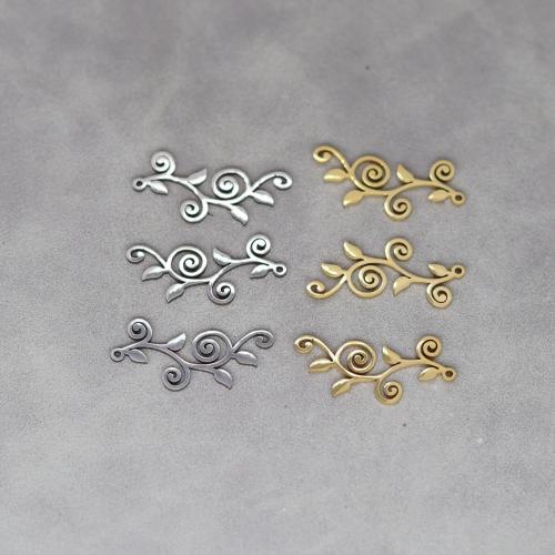 Stainless Steel Pendants 304 Stainless Steel Branch plated DIY & hollow Sold By PC