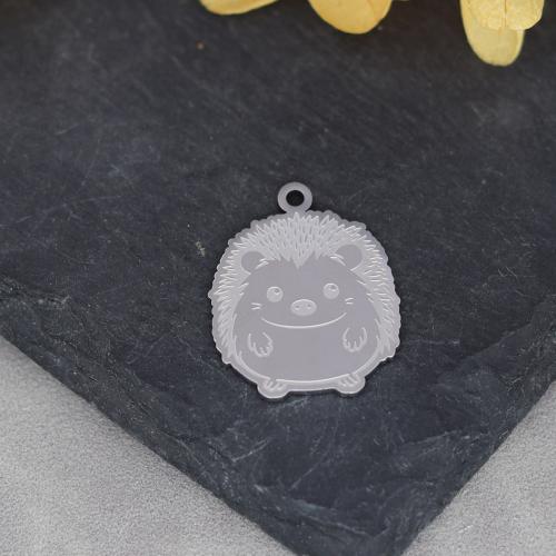 Stainless Steel Animal Pendants 304 Stainless Steel Hedgehog plated DIY Sold By PC