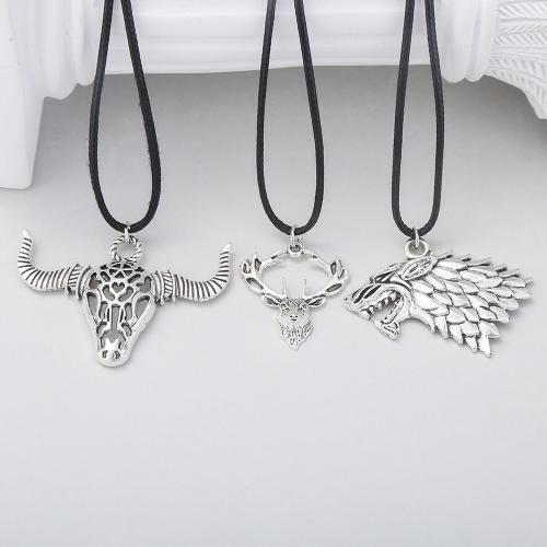 Collar de Aleación de Zinc, chapado, para hombre, 3PCs/Set, Vendido por Set