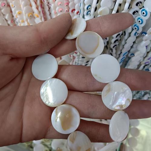 Natural Freshwater Shell Beads handmade DIY 20mm Sold By Strand