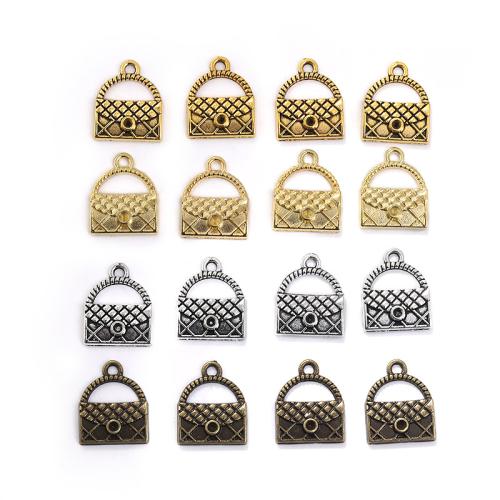 Zinc Alloy Handbag Pendants plated DIY Sold By Bag