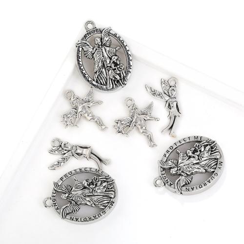 Zinc Alloy Pendler, forgyldt, du kan DIY & forskellige stilarter for valg, flere farver til valg, 100pc'er/Bag, Solgt af Bag